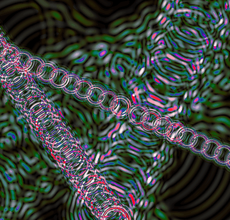 Perpendicular Rotons radiation